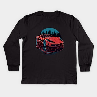 Ferrari F430 Spider Classic Car Kids Long Sleeve T-Shirt